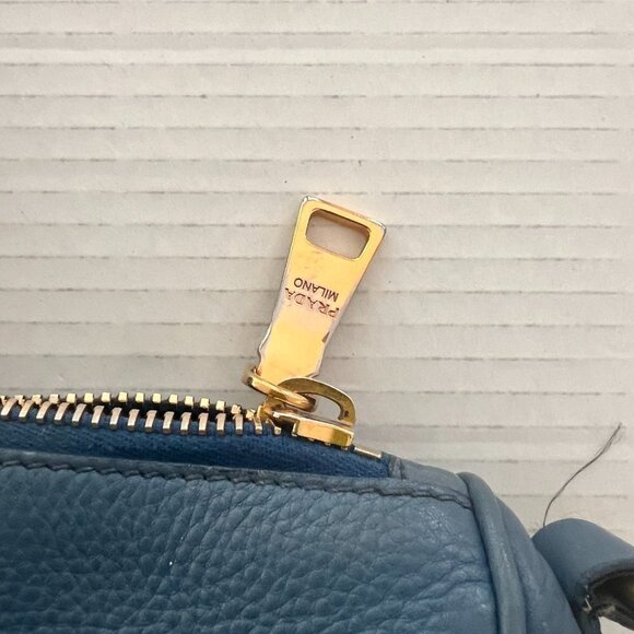 Prada Blue Saffano Cuir Baltico bag - Picture 5 of 11